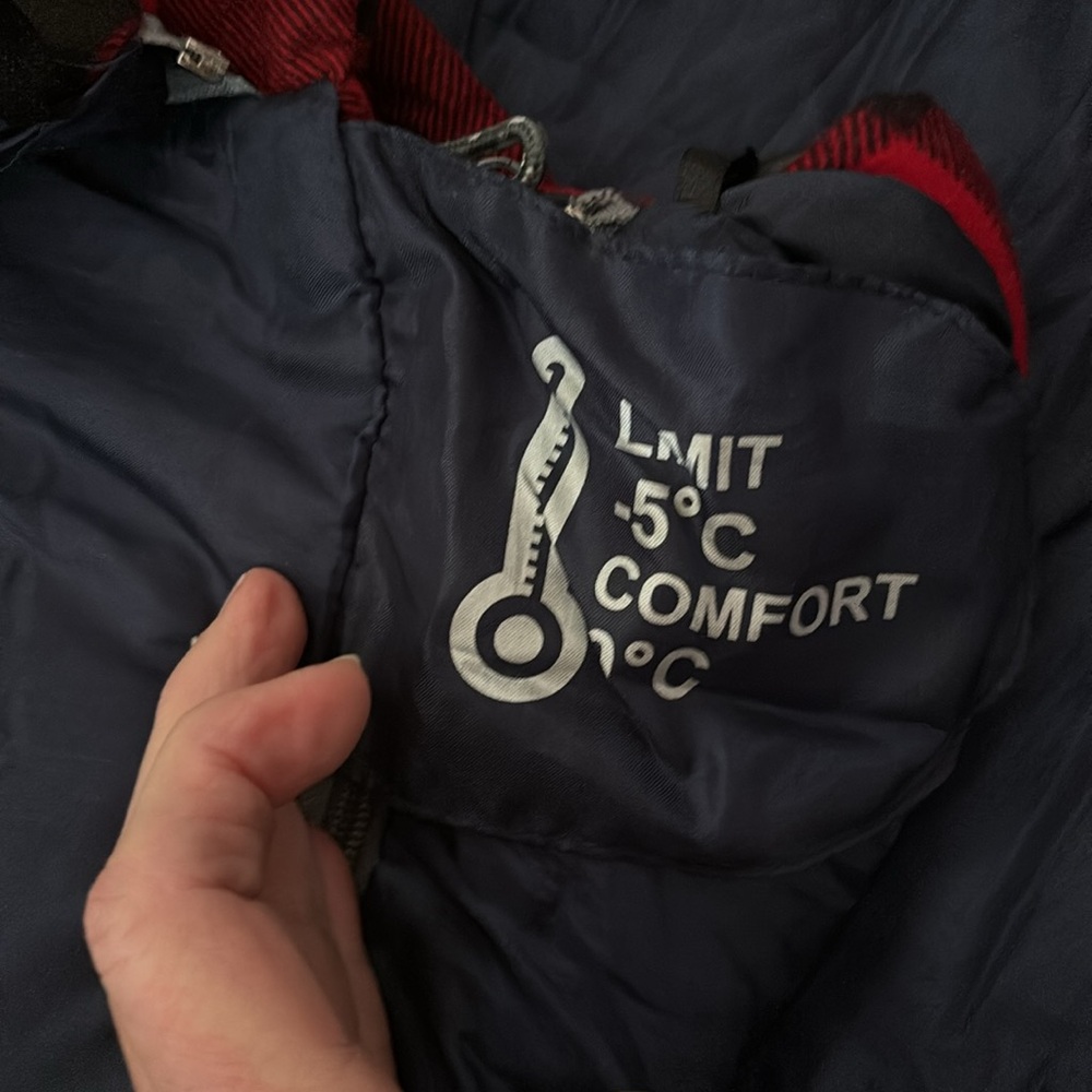 Red camp Sleeping Bag - Picture 6 of 6